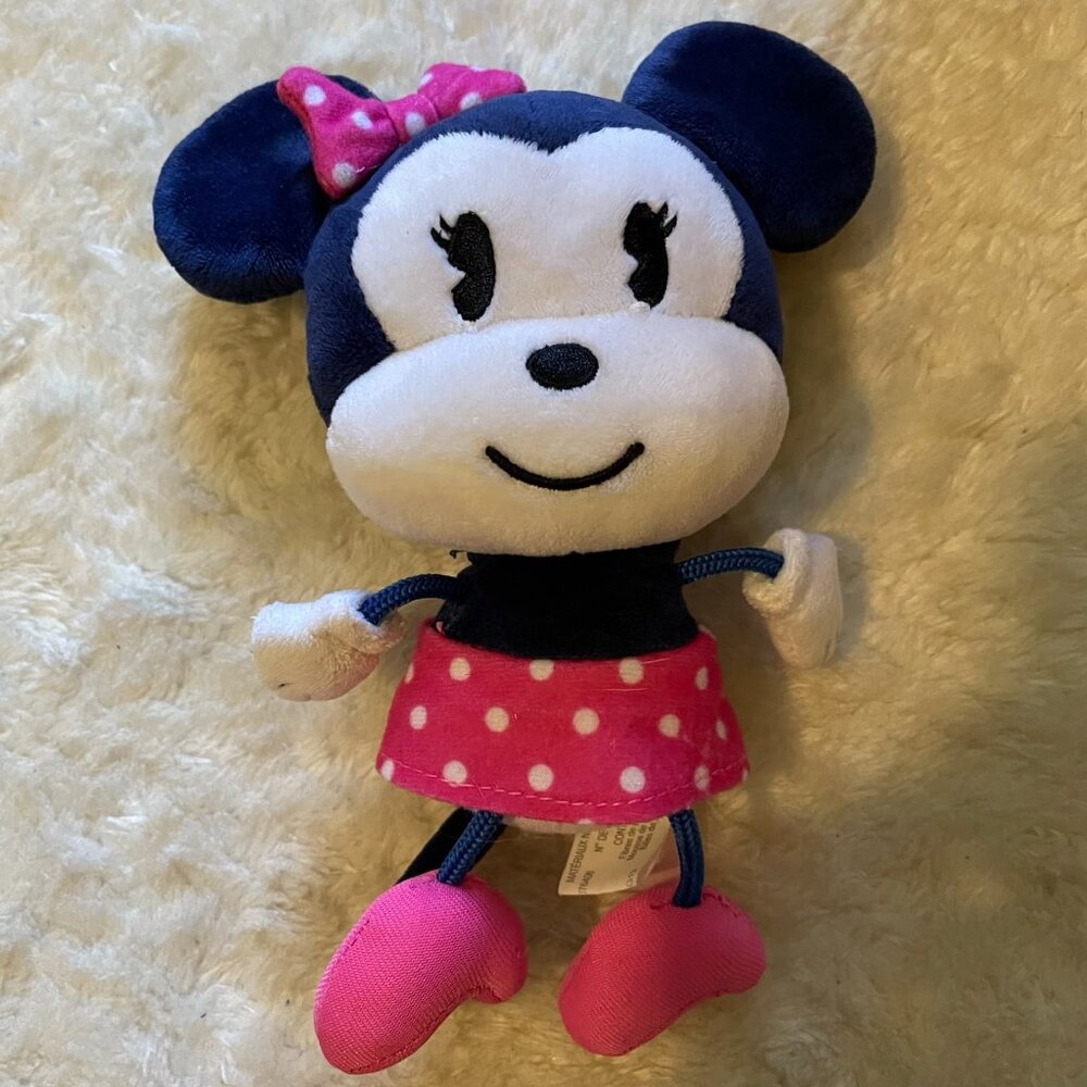 Hallmark Minnie Mouse plush doll with pink polka dot skirt